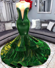 Gorgeous Long Sweetheart Appliques Ruffles Mermaid Prom Dresses