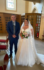 Plus Size Long A-line Sweetheart Tulle Wedding Dresses with Applique Lace