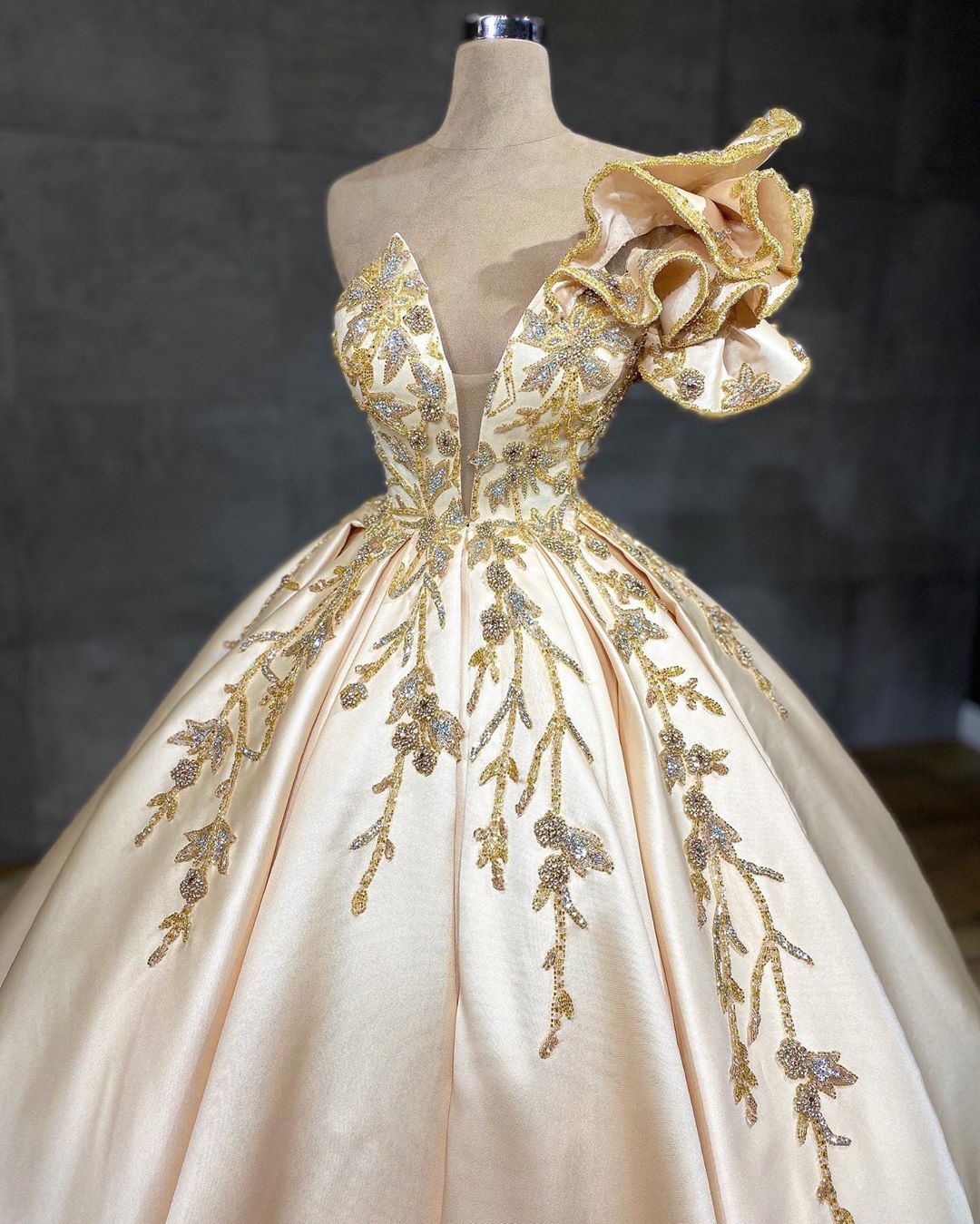 Classy Long A-Line Sweetheart Satin Ruffles Floor Length Wedding Dress
