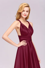 Long Convertible Dress Bridesmaid Dress Multi-way Twist Wrap Formal Dress