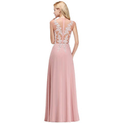 Lace Appliques Beads Cap Sleeve A-line Evening Prom Dress