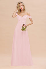 Spaghetti Straps Sweetheart Ruffles Bridesmaid Dress