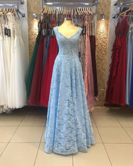 Long A-line Sweetheart Backless Appliques Lace Prom Dress