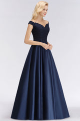 Elegant Off the Shoulder Ruffles Beads Sleeveless Bridesmaid Dress