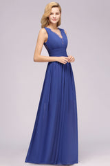 Lace Chiffon Jewel Sleeveless Ruffles Short Bridesmaid Dress