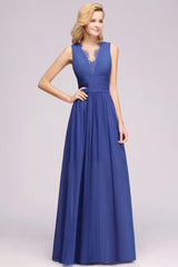 Lace Chiffon Jewel Sleeveless Ruffles Short Bridesmaid Dress