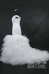 Long Off the Shoulder Sequins Lace-up Mermaid Wedding Dresses
