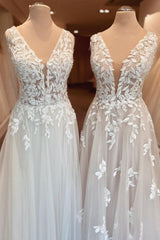 Classy Long A-Line Sweetheart Appliques Lace Open Back Ruffles Wedding Dress
