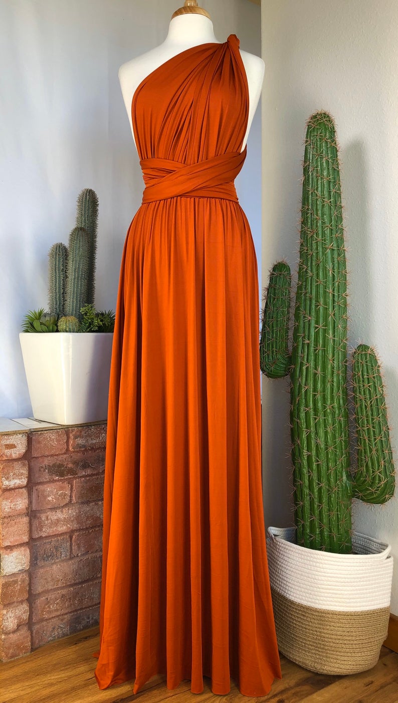 Convertible Long A-line Bridesmaid Dresses Multiway Infinity Dress