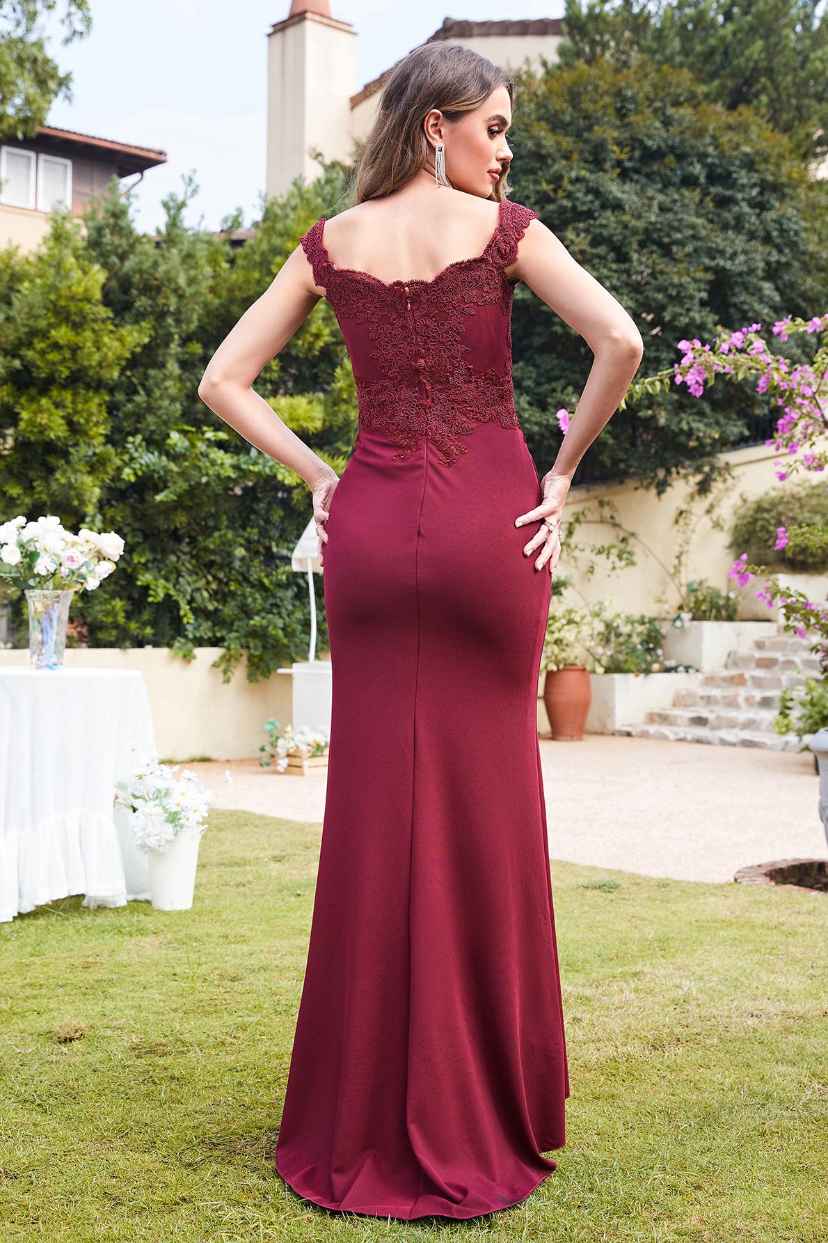 Off the Shoulder Mermaid Long Party Dress with Lace Appliques