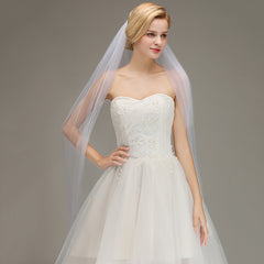 One Layer Cathedral Length Wedding Veil