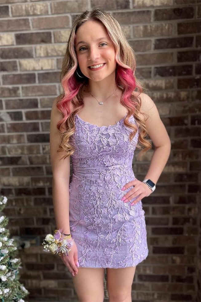 Mermaid Open Back Lace Strapless Short Homecoming Dress
