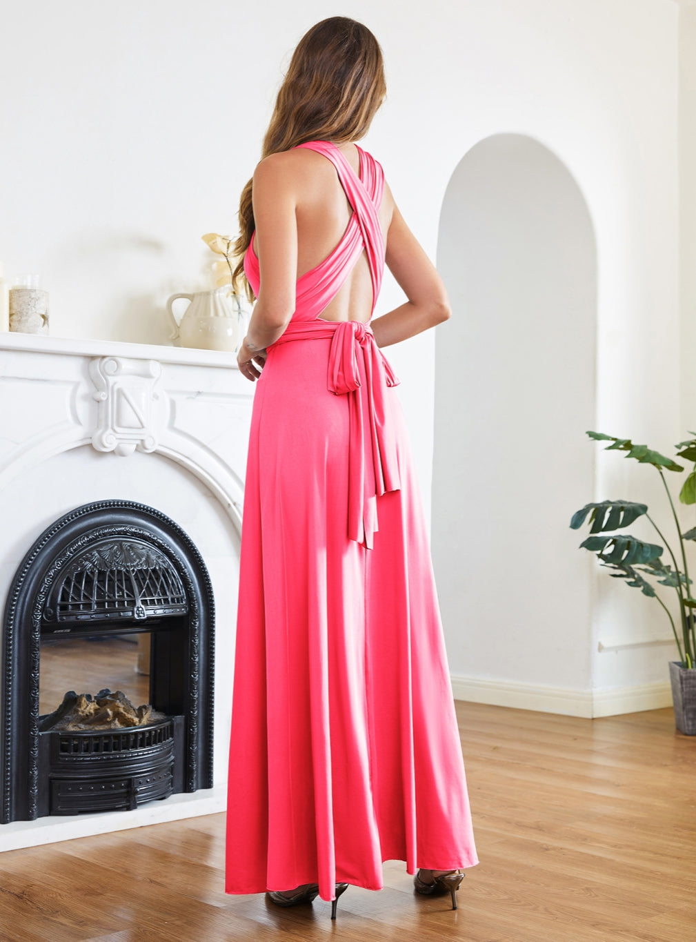Long Infinity Dresses Convertible Gowns Floor Length Wedding Guest Dresses