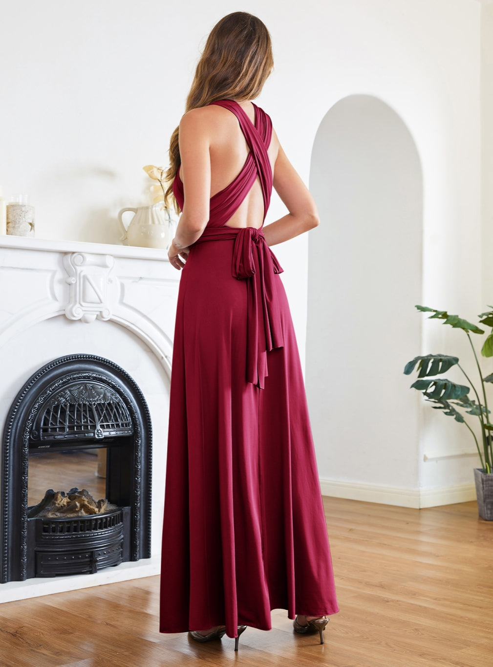 Long Infinity Dresses Convertible Gowns Floor Length Wedding Guest Dresses
