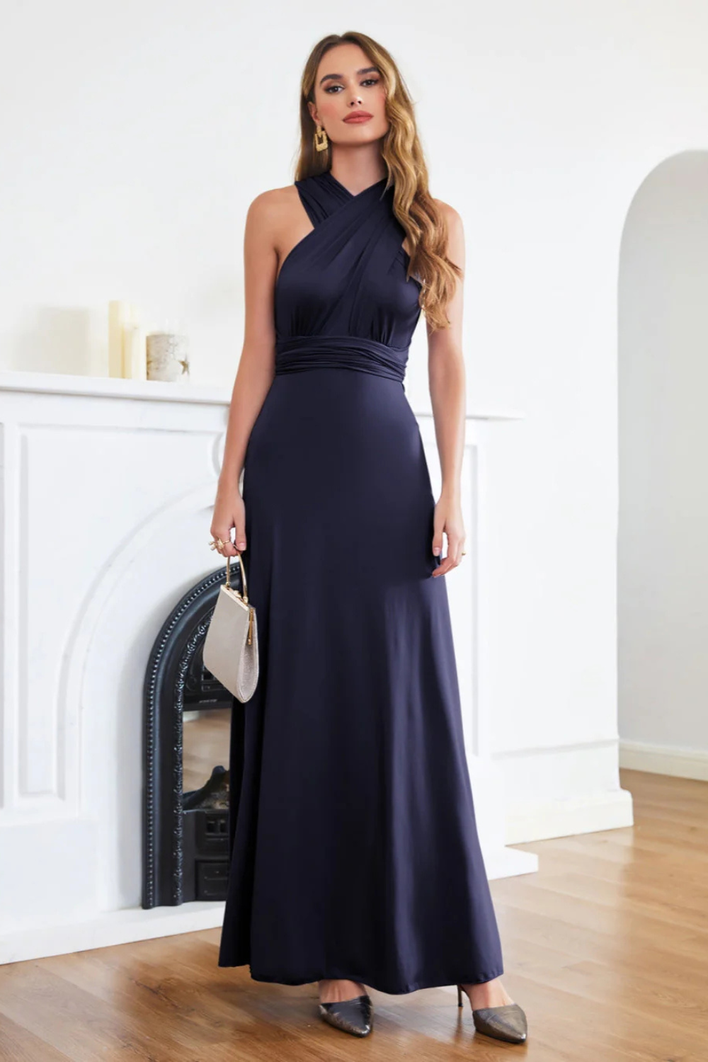 Long Infinity Dresses Convertible Gowns Floor Length Wedding Guest Dresses