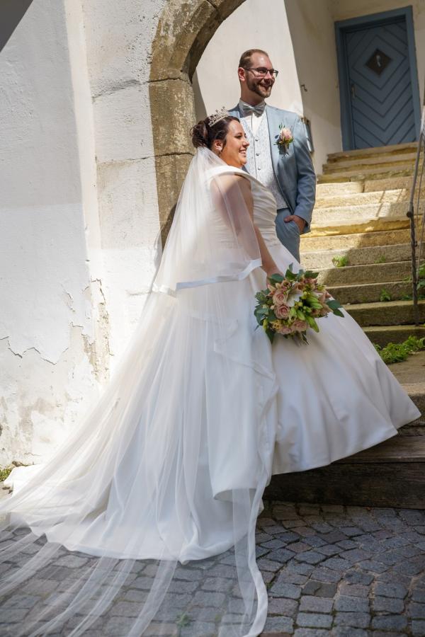 Satin V-neck Sleeveless Ball Gown Plus Size Wedding Dresses